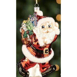 Dillards Hand Painted Santa Mercury Glass Ornament Trimsetter Babes In Toyland